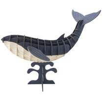 Maquette 3D en papier Baleine bleue