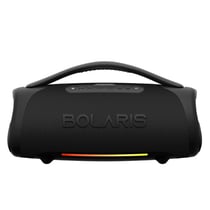 Avizar Enceinte Bluetooth 5.3 120W IPX7 5000mAh avec Effets Lumineux Modèle Malta Noir