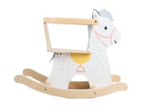 Cheval à bascule en bois pour tout-petits