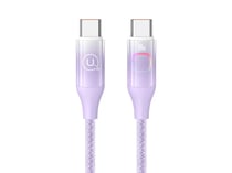 Avizar Câble de charge 100W Type-C vers Type-C 1.2m Display XM Violet
