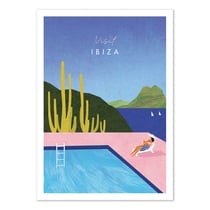 Affiche 30x40 cm - Visit Ibiza - Henry Rivers