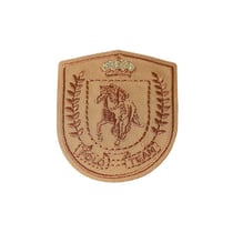 Ecusson thermocollant polo team camel 5,5cm x 4,5cm