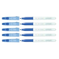 Lot de 5 feutres de coloriage effaçables - PILOT Frixion Colors - Pointe moyenne - Bleu