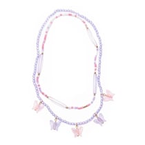1 Collier Double Papillon