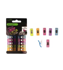 Lot de 10 pinces patchwork et couture 25mm multicolore