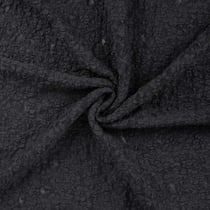 Tissu Dentelle gaufrée uni Noir - Au mètre