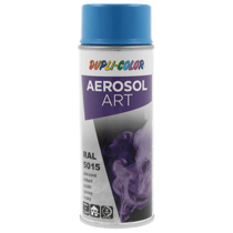 Spray de peinture - Bleu ciel - RAL 5015 - Brillant - Tous supports - Aérosol Art