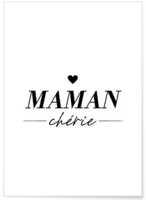 Affiche Maman chérie | A3 : 29,7x42cm