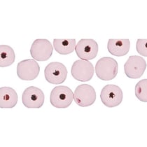 Rayher - Perle en bois Rose Ø 16 mm 15 pièces