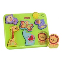 Puzzle musical de la jungle - fisher price - y6978 - jouet a encastrer
