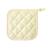 Manique carrée en coton à décorer 17cm