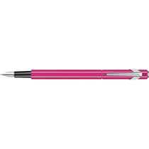 Stylo plume - Rose - Métal - Plume moyenne - Rechargeable - Caran d'Ache - 849