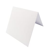 Cartes pliées Florence - Lisse - 50 cartes - Blanc - 15,5 x 15,5 cm - 300 g/m²