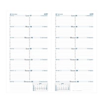 SILMA FR Recharge - 8,8x17 cm - 2 semaines sur 2 pages - 12 mois de janvier à décembre