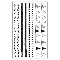 Motifs autocollants déco Moulures, 10x16cm, 2 feuilles