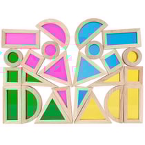 24 blocs sensoriels arc-en-ciel