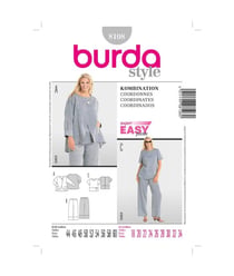 Patron Burda 8108 Ensemble taille n°FR 44-60