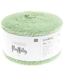 Coton à tricoter Creative FLUFFILY - 150 GR - Rico Design 22 Vert pastel