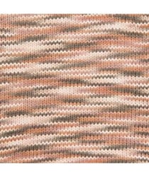 Fil à tricoter CREATIVE COTTON PRINT ARAN - Rico Design Multicolore (029 - ROSE/BRUN MIX)