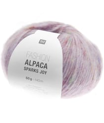 Pelote d'alpaga à tricoter Fashion Alpaca Sparks Joy - Rico Design 04 Lilas Clair Violet