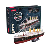 Puzzle titanic led 3d cubic fun - Mercier - Bleu
