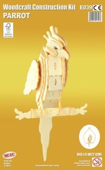 Maquette en bois Perroquet
