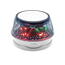 Mini Enceinte Bluetooth Sans Fil RGB Atmosphère Lumière Portable 3W 70dB Blanc YONIS