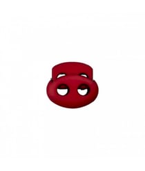 2 Stop cordons 2 trous 15mm - Prym Bordeaux Rouge