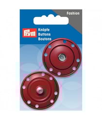 Boutons pressions 35mm rouge - Prym Rouge
