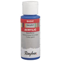 Peinture Acrylic, flacon 59 ml, bleu royal