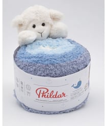 Pelote pour couverture PHIL DOUDOU - 200GR - Phildar Baleine Bleu