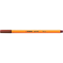 Lot de 10 stylos-feutres pointe fine 0,4 mm - STABILO - Point 88 - Sanguine