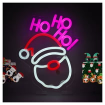 Enseigneur lumineuse neon - Pere Noel