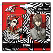 Persona 5 Royal - Pack 2 pin's Crow / Goro Akechi