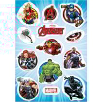 12 Stickers Avengers - Comestible