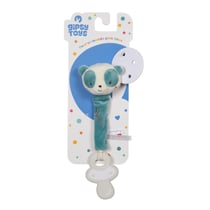 Peluche - Attache tétine Bamboo - Panda - 13 cm s/carte