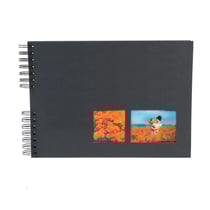 Album photo à spirales 50 pages noires Milano - Noir - Exacompta