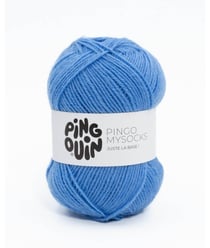 Fil spécial chaussette à tricoter PINGO MYSOCKS - Pingouin Jean Bleu