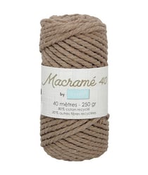 Bobine de fil Macrame Cord 65 - Trimits Marron Foncé