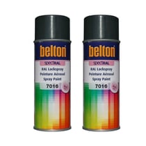 Lot de 2 sprays de peinture Belton Spectral RAL7016 Gris anthracite