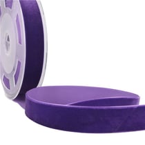 Bobine 10m Velours haute densité violet