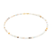 Collier Serena en pierres Amazonite
