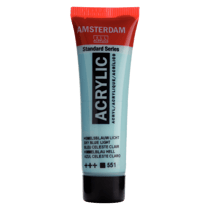 Peinture acrylique en tube - Bleu céleste clair - 551 - Amsterdam - 20ml