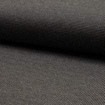 Tissu Jacquard polyviscose  extensible Pointillés blancs sur fond Noir