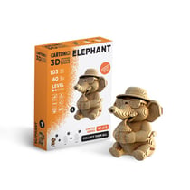 Puzzle 3D - Mini Éléphant - 158 pcs - Cartonic®