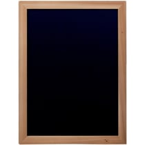 Tableau Ardoise Noire Woody 30X40 Cm + 1 Feutre-Craie Blanc Waterproof - Securit