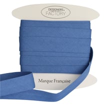 Biais Coton Indigo 18mm par 5 mètres – designers-factory