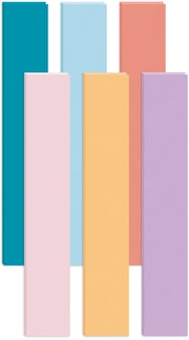 6 bandes de reliure couleur Thermal cinch - We R