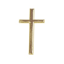 Motf en cire: Croix, or, 4cm, 1 pce