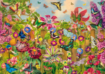Puzzle 2000 pièces - Magnifique Jardin de Papillons - Schmidt Spiele